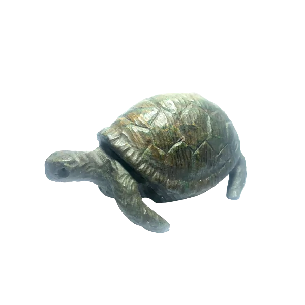 Tortue en Serpentine du Zimbabwe - Dans les Yeux de Gaïa