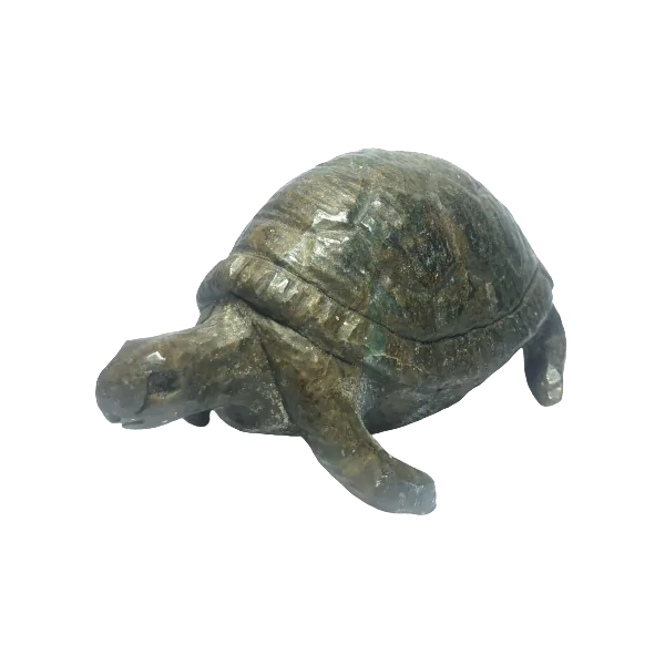Tortue en Serpentine du Zimbabwe - Dans les Yeux de Gaïa