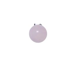 Pendentif boule en Quartz Rose 1 | Dans les yeux de Gaïa