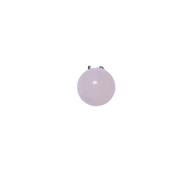 Pendentif boule en Quartz Rose 1 | Dans les yeux de Gaïa