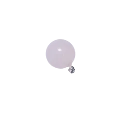 Pendentif boule en Quartz rose