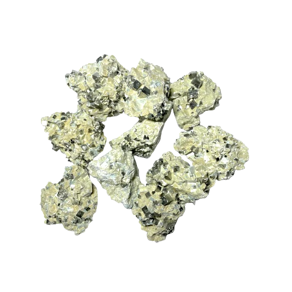 Pyrite cubique sur matrice | Dans les Yeux de Gaïa