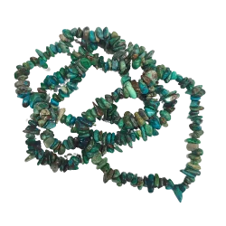 Bracelet Chips en Chrysocolle