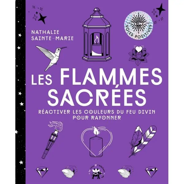 Les Flammes Sacrées - Première de couverture | Dans les Yeux de Gaïa