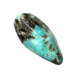 Forme libre en amazonite 1 | Dans les yeux de Gaïa