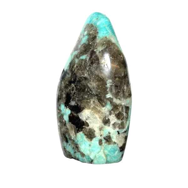 Forme libre en amazonite 2 | Dans les yeux de Gaïa