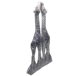 Sculpture de Girafe en...