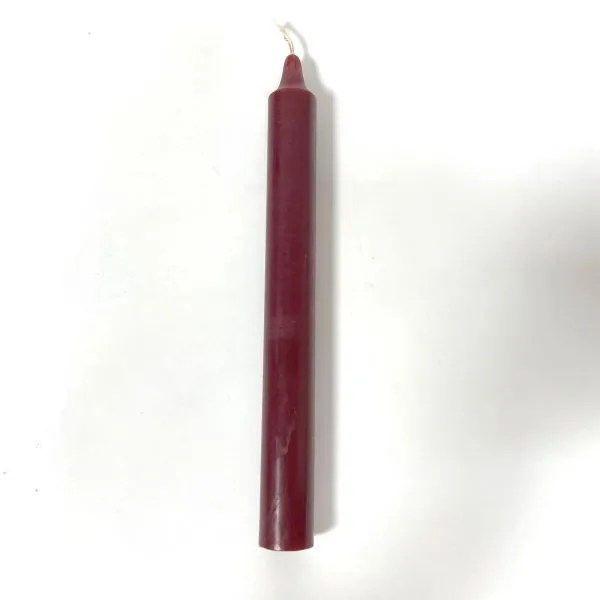 Bougie Rouge Bordeaux : Rituel, Passion, Force Intérieure, Magie | Dans les yeux de Gaïa