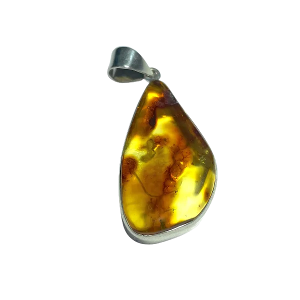 Pendentif en Ambre 1 | Dans les yeux de Gaïa
