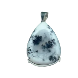 Pendentif en Agate Dendritique 1 | Dans les yeux de Gaïa