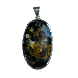 Pendentif en Piétersite serti en Argent 925 | Dans les Yeux de Gaïa