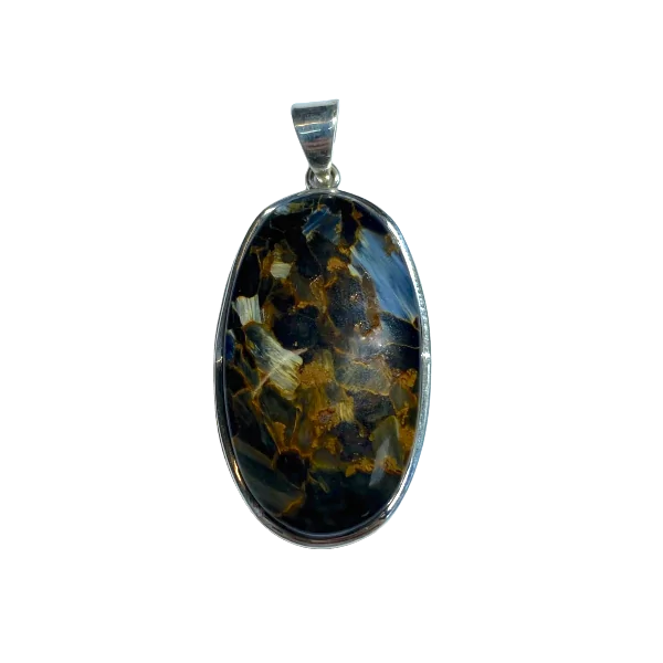 Pendentif en Piétersite serti en Argent 925 | Dans les Yeux de Gaïa