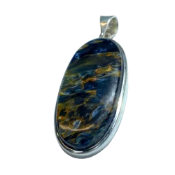 Pendentif en Piétersite serti en Argent 925 | Dans les Yeux de Gaïa