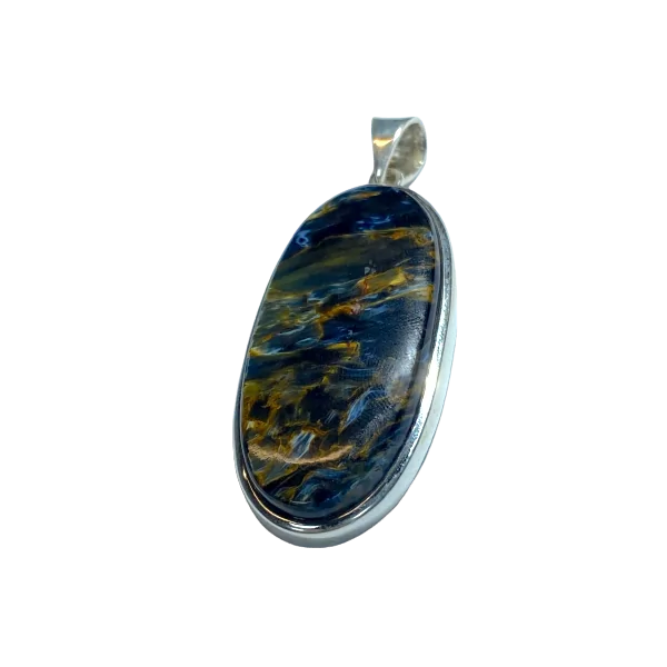 Pendentif en Piétersite serti en Argent 925 | Dans les Yeux de Gaïa