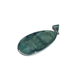 Pendentif en Émeraude serti...