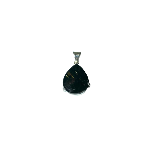 Pendentif en Astrophyllite serti sur Argent 925 | Dans les Yeux de Gaïa