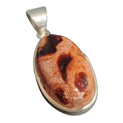 Pendentif en Agate de Feu...