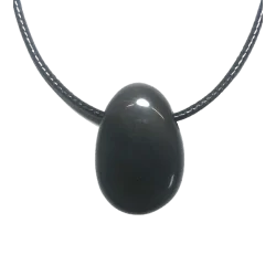 Pendentif Cabochon en Obsidienne Oeil Céleste | Dans les yeux de Gaïa