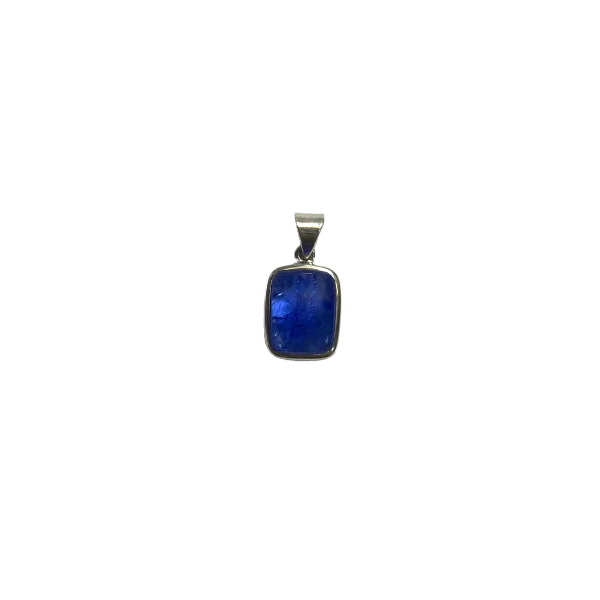 Pendentif en Tanzanite sertie en Argent 925 | Dans les Yeux de Gaïa
