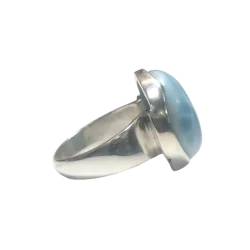 Bague en Larimar serti en...