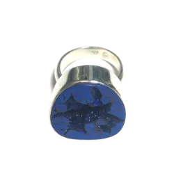 Bague en Azurite brute...