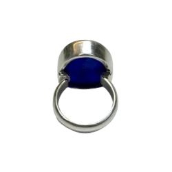 Bague en Azurite brute...