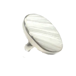 Bague en Scolécite Brute...