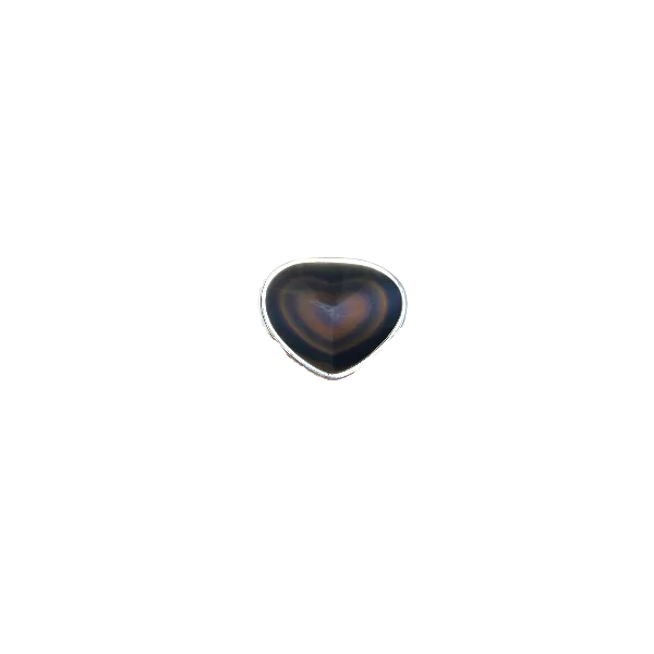 Bague en Obsidienne Oeil Céleste serti en Argent 925 | Dans les Yeux de Gaïa