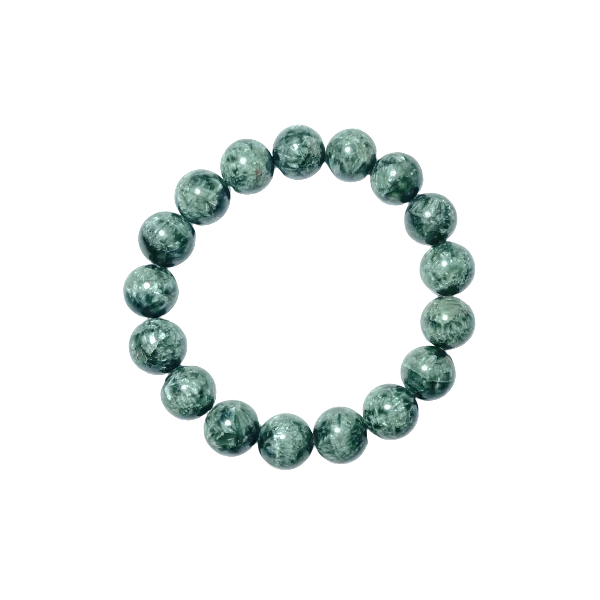 Bracelet en Séraphinite | Dans les Yeux de Gaïa