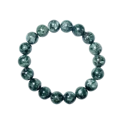 Bracelet en Séraphinite naturelle | Dans les Yeux de Gaïa