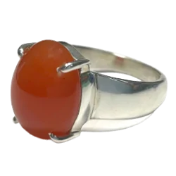 Bague en Cornaline sertie...