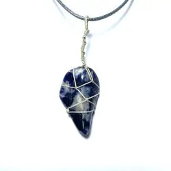 Pendentif Sodalite | Dans les Yeux de Gaïa