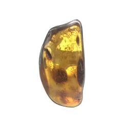Bague en Ambre serti en Argent 925 - Dans les Yeux de Gaïa