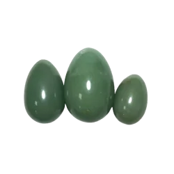 Oeufs de Yoni en Aventurine Verte - Dans les Yeux de Gaïa