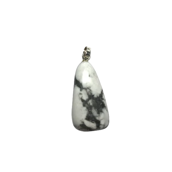 Pendentif en Howlite - Dans les Yeux de Gaïa