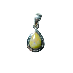 Pendentif en Opale Noble sertie sur Argent 925 -4| Pendentifs en Minéraux | Dans les yeux de Gaïa