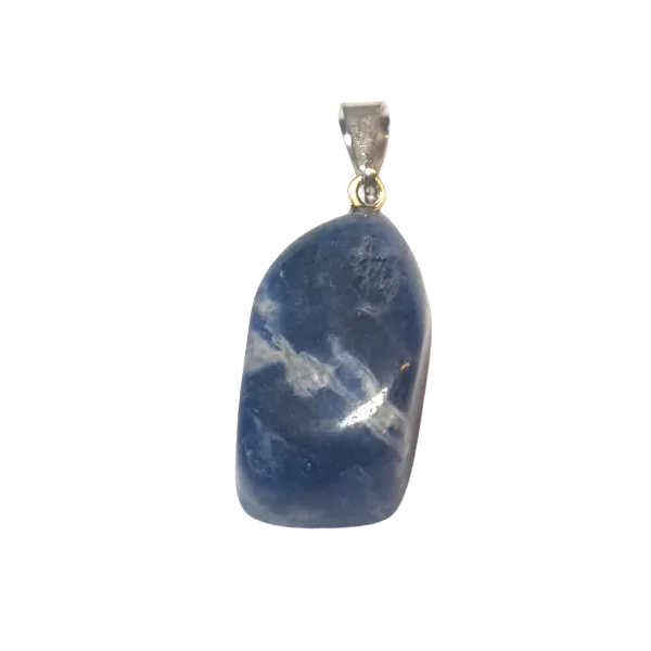 Pendentif en Sodalite face| Dans les yeux de Gaïa