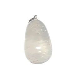 Pendentif en Cristal de Roche -1| Pendentifs en Minéraux | Dans les yeux de Gaïa