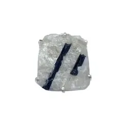 Pendentif Quartz Tourmaline | Pendentifs en Minéraux | Dans les yeux de Gaïa