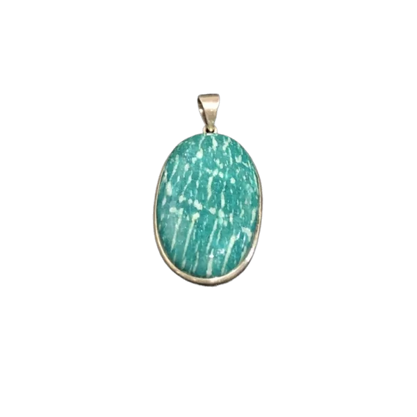 Pendentif en Amazonite - Pendentifs en Minéraux| Dans les yeux de Gaïa