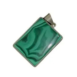 Pendentif en Malachite...