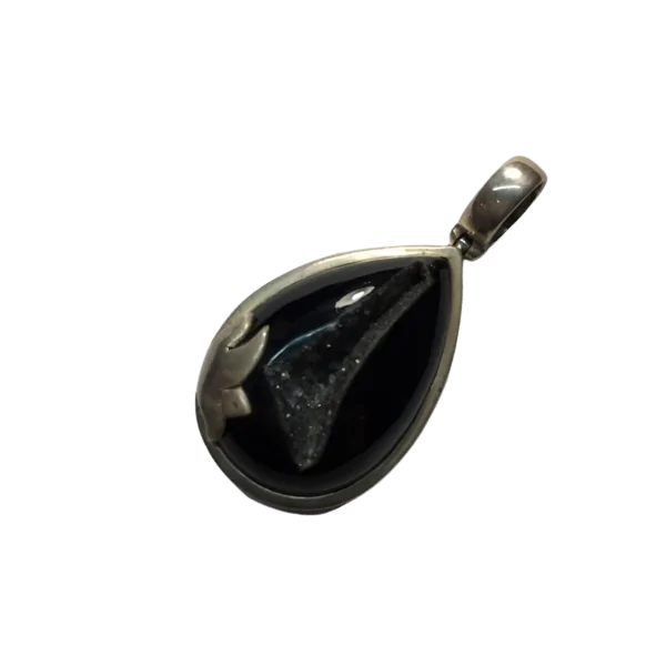 Pendentif en Onyx Druse sur Argent PO1 | Dans les Yeux de Gaïa 2