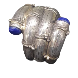 Bague Lapis Lazuli spirale