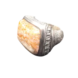 Bague en Agate - latéral | Dans les yeux de Gaïa