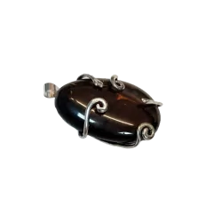 Pendentif en Quartz fumé...