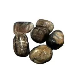 Pierre roulée Chiastolite 1 - Lithothérapie |Dans les Yeux de Gaïa