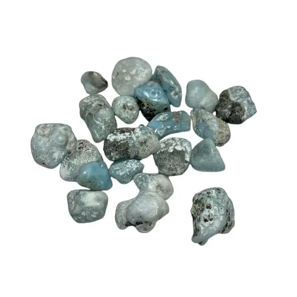 Pierre roulée Larimar Brut - Lithothérapie | Dans les Yeux de Gaïa 1