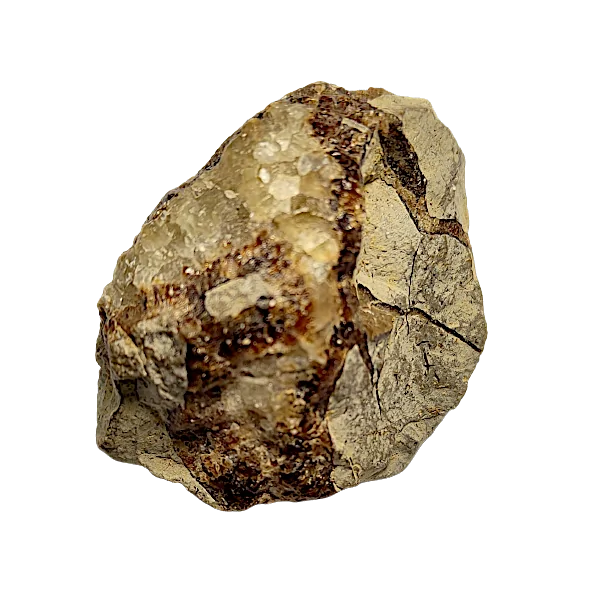 Pierre Roulée Septaria Brute 1 - Lithothérapie |Dans les Yeux de Gaïa