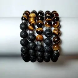 Bracelet en Oeil de Tigre...
