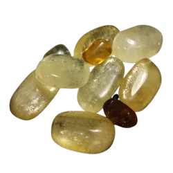 Pierre Roulée Calcite Miel - Lithothérapie |Dans les Yeux de Gaïa